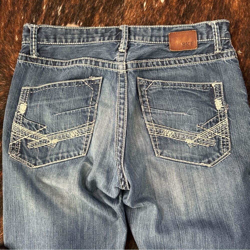 BUCKLE BKE Tyler Straight Leg Women’s Denim Jeans Size 32R Mint Condition! - Picture 6 of 9